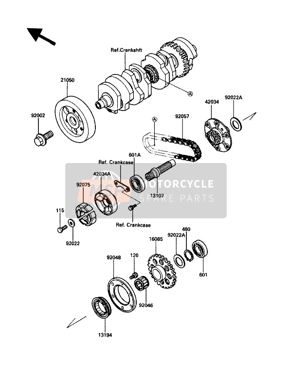 601A6203Z, BEARING-BALL, Kawasaki, 0