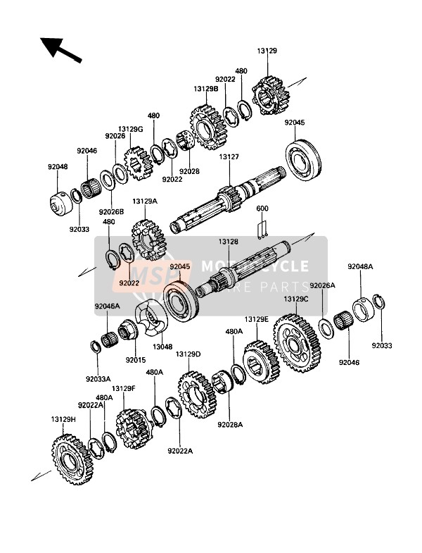 92024043, Rondelle Z1, Kawasaki, 0