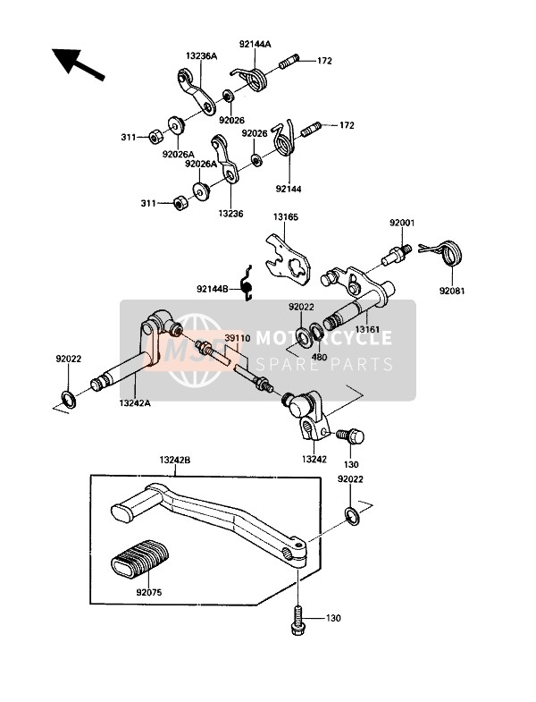 921441762, Spring,Neutral Lever, Kawasaki, 0