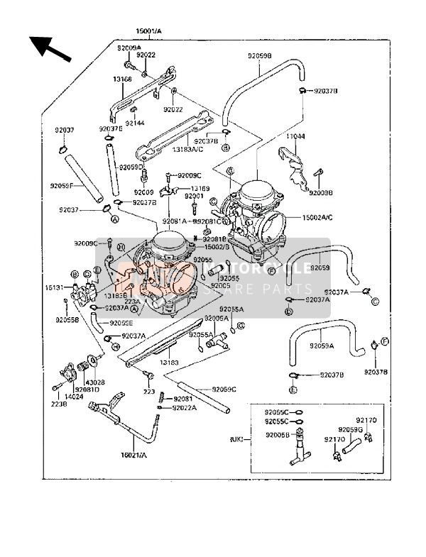 920591748, Tube,3.5X6.5X420, Kawasaki, 2