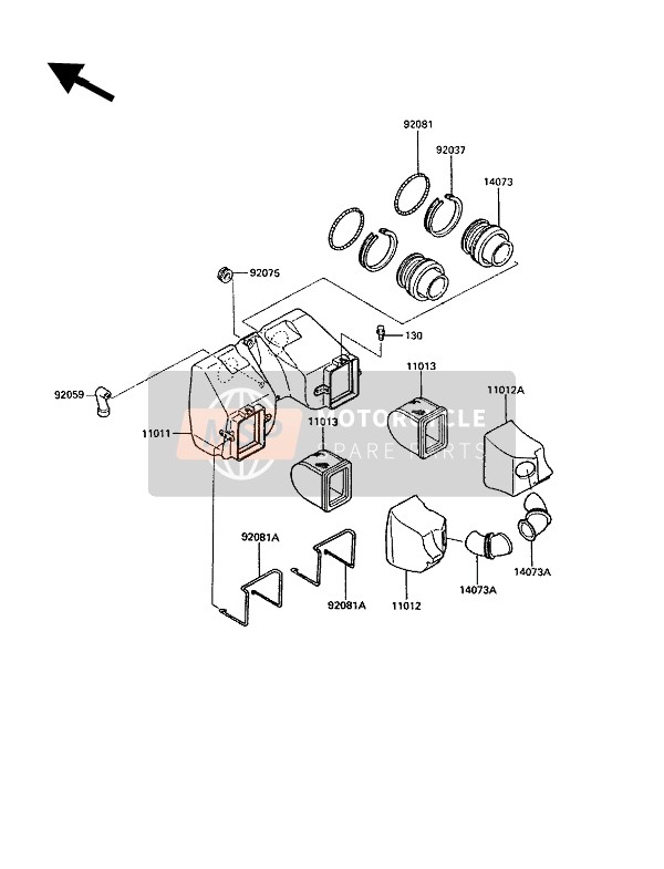 920371631, Clamp,69mm, Kawasaki, 0