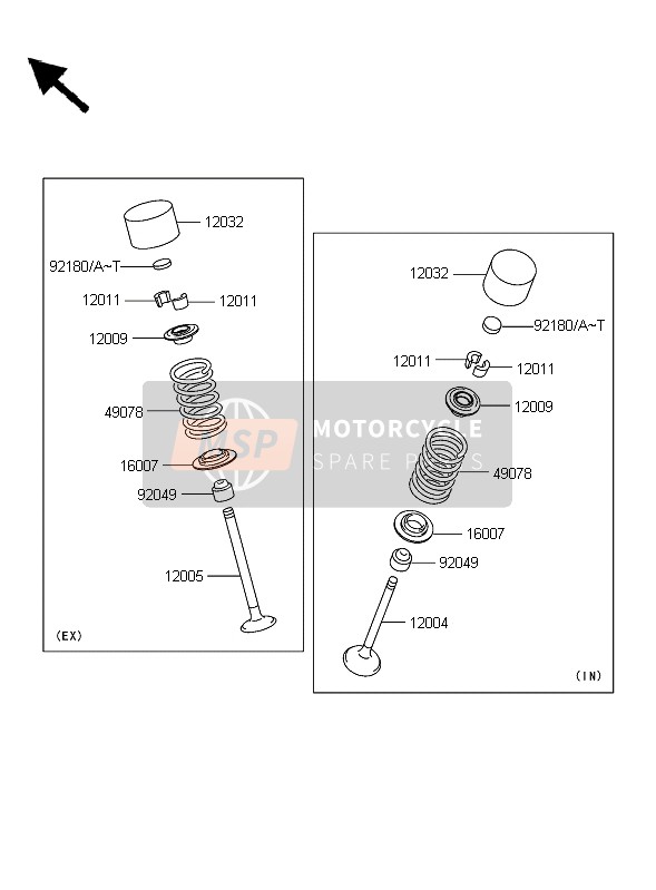 Kawasaki Z750S 2006 Valve for a 2006 Kawasaki Z750S