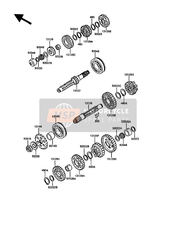 921431431, Collar, Kawasaki, 1