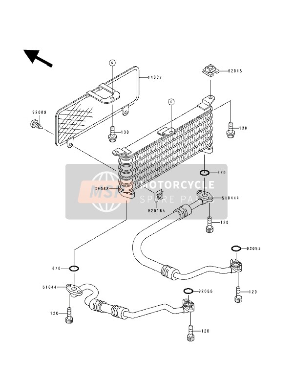 510441127, TUBE-ASSY, Rh, Kawasaki, 0