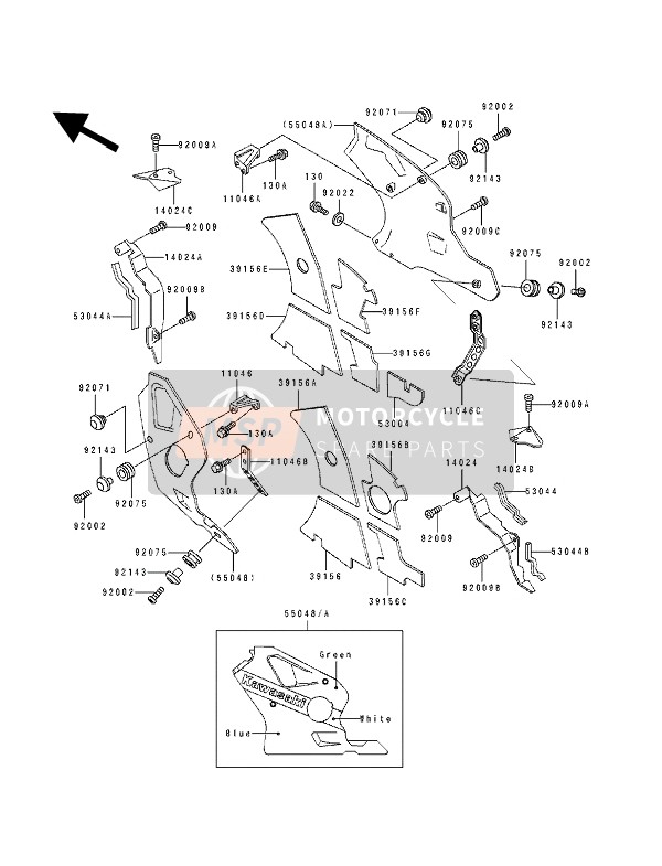 530441213, Trim,L=300, Kawasaki, 1