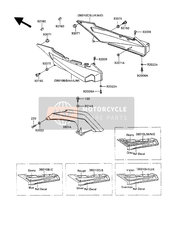 920711131, Grommet, Kawasaki, 3