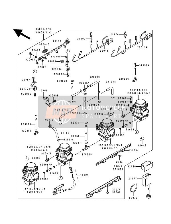 921901105, Tube,5X9X133, Kawasaki, 0