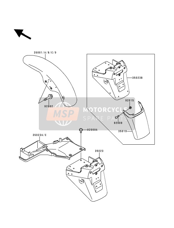 350191270, Flap,Rear Fender, Kawasaki, 0