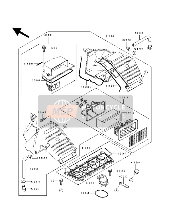 920591758, Tube,7X12X433,Yellow, Kawasaki, 0