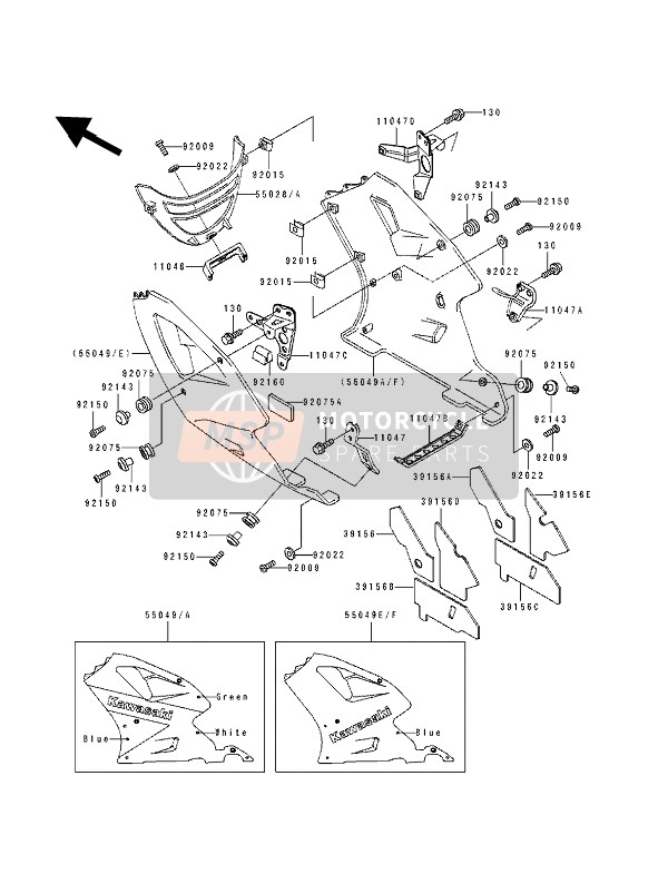 920751830, Damper, Kawasaki, 1