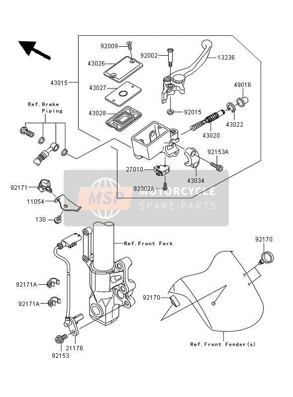 Front Master Cylinder