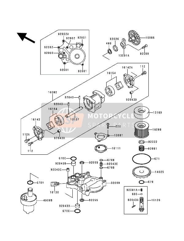 670D1505, O Ring, Kawasaki, 3