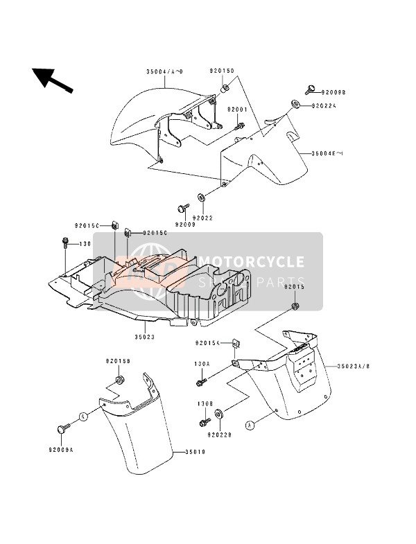 920151671, Nut,6mm, Kawasaki, 2