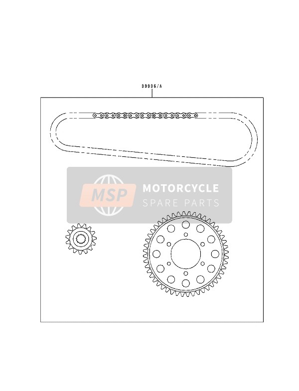 Kawasaki NINJA-ZX9R 1994 Chain Kit for a 1994 Kawasaki NINJA-ZX9R