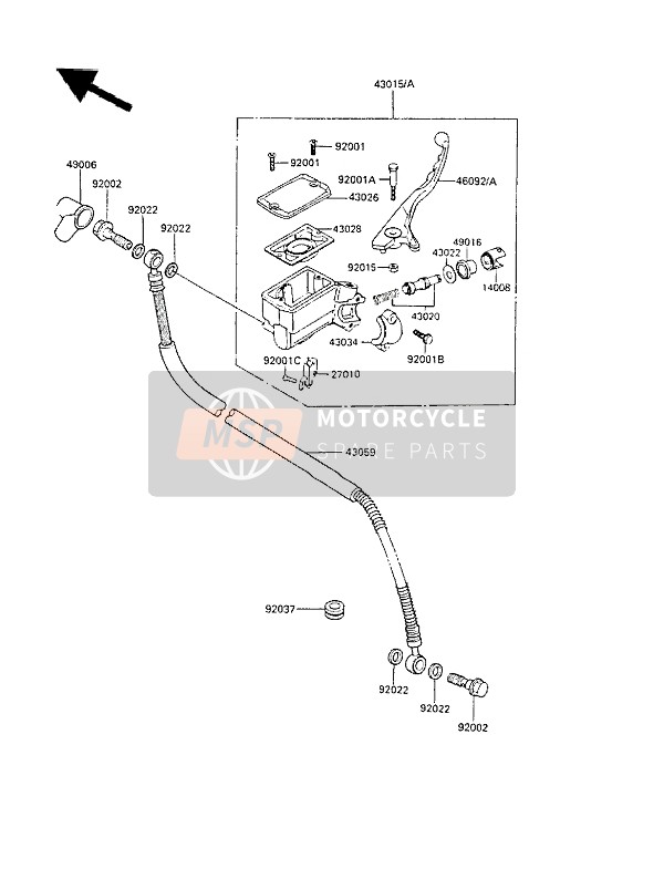 Front Master Cylinder