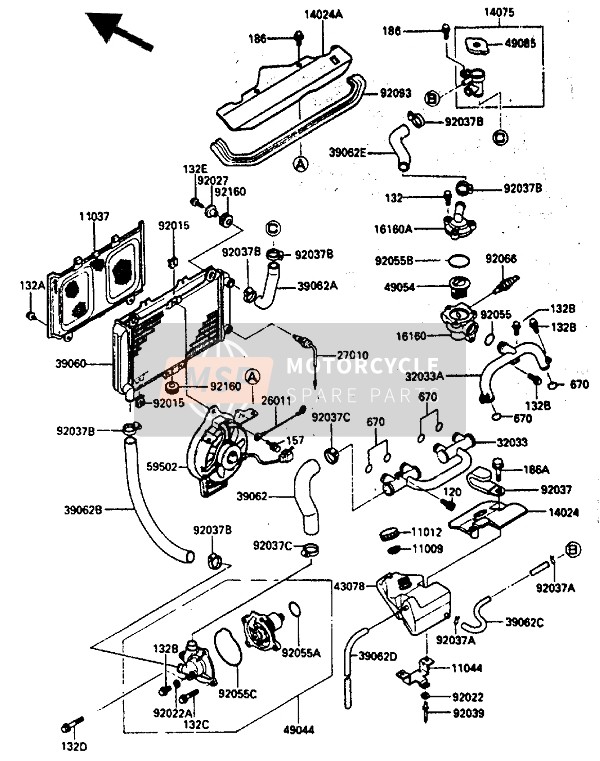 Radiator (Z600AE029801)