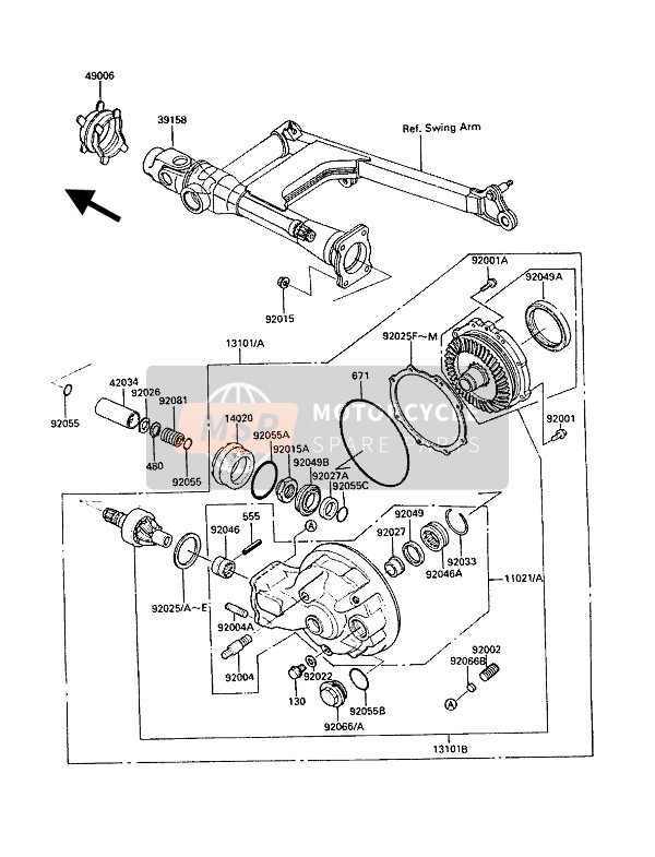 Arbre de transmission & Équipement final