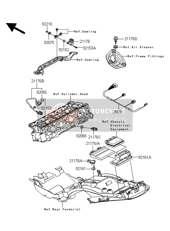 Kawasaki ZZR1400 ABS 2006 Fuel Injection for a 2006 Kawasaki ZZR1400 ABS