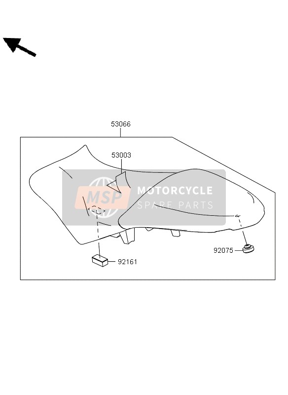 Kawasaki VERSYS ABS 2011 SITZ für ein 2011 Kawasaki VERSYS ABS