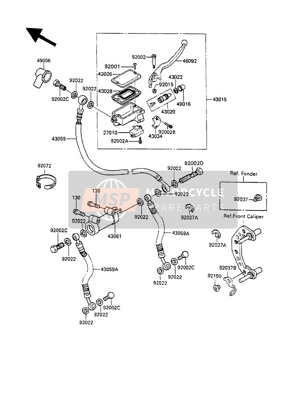 Front Master Cylinder