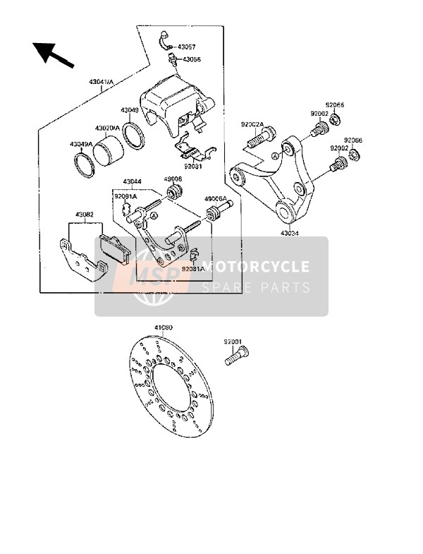 BREMSSATTEL HINTEN