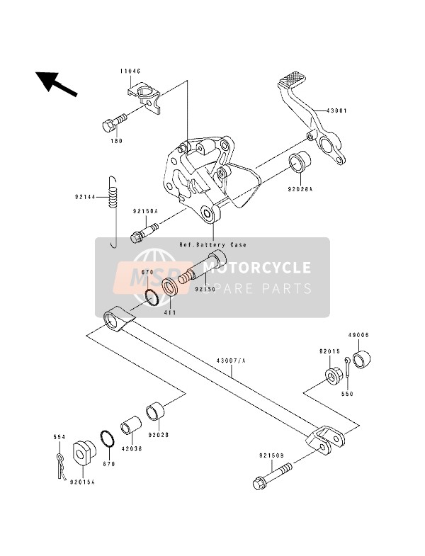 Pedal de freno