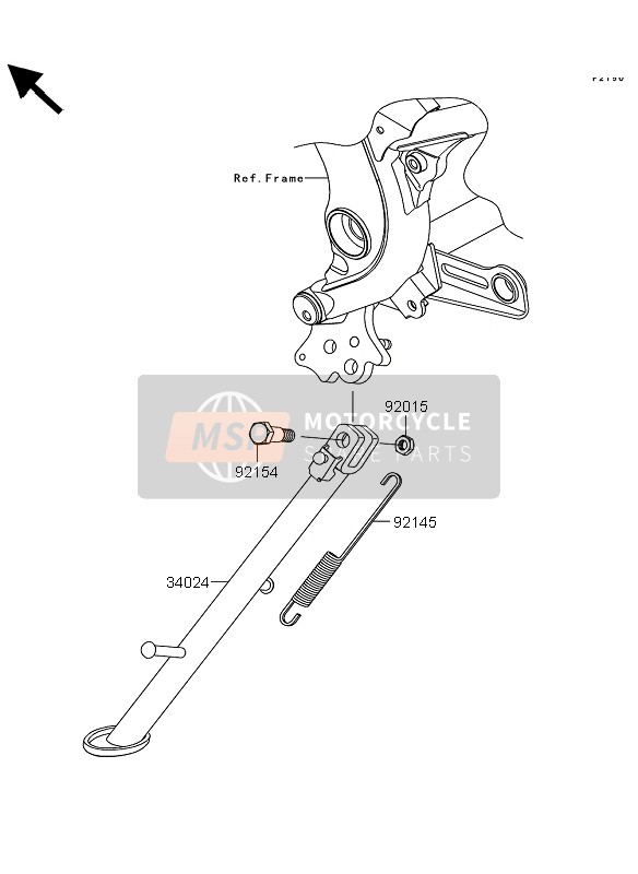 Kawasaki VERSYS ABS 2013 Stand(S) for a 2013 Kawasaki VERSYS ABS