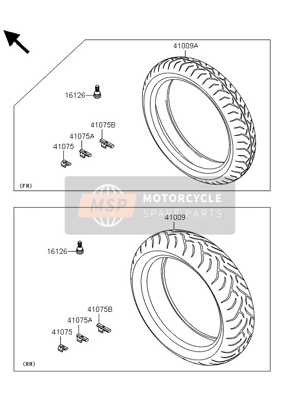 Kawasaki VERSYS ABS 2013 Llantas para un 2013 Kawasaki VERSYS ABS