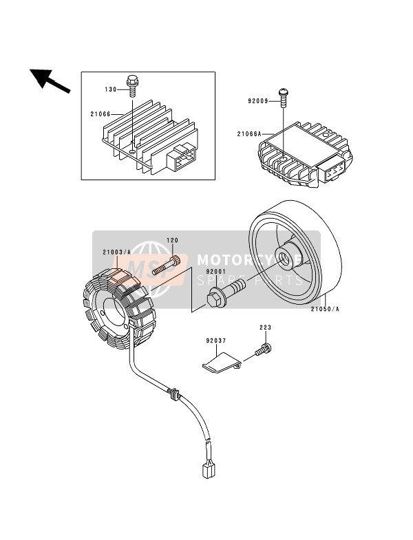 210661089, REGULATOR-VOLTAGE, Kawasaki, 1