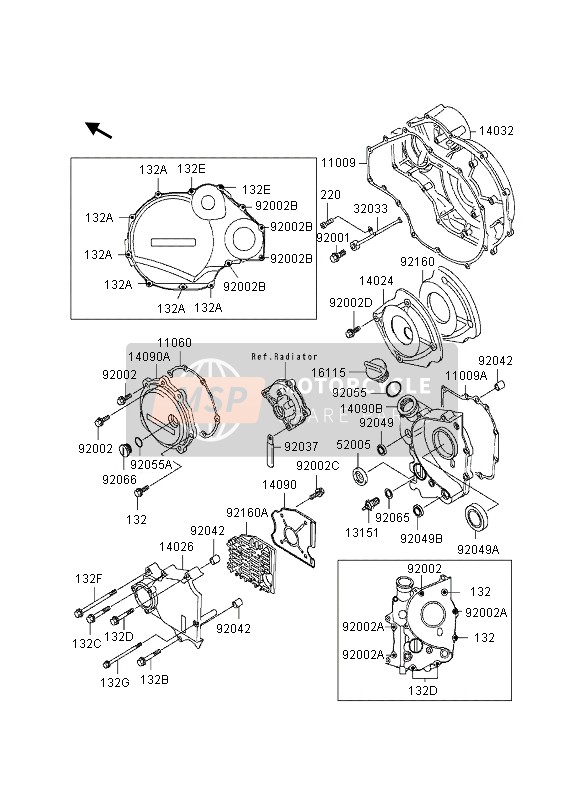 921601568, Damper,Sound Arrester, Kawasaki, 0