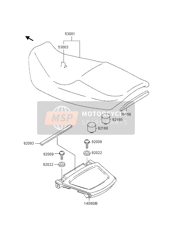 921601513, Dämpfer, Kawasaki, 1