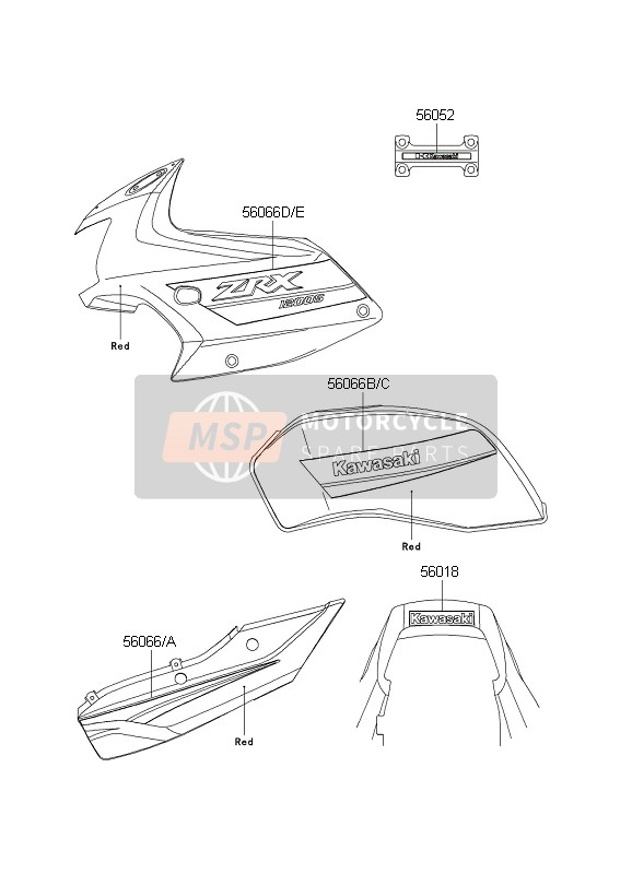 560660614, Pattern,Seat Cover,Rh, Kawasaki, 0