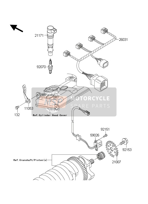 Kawasaki NINJA ZX-10RR 2004 Ignition System for a 2004 Kawasaki NINJA ZX-10RR