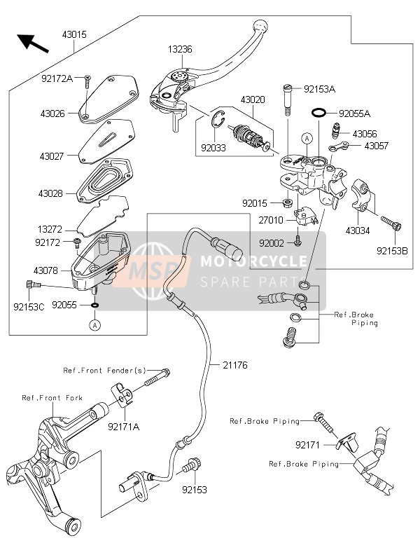 270100762, Switch, Brake, Kawasaki, 0