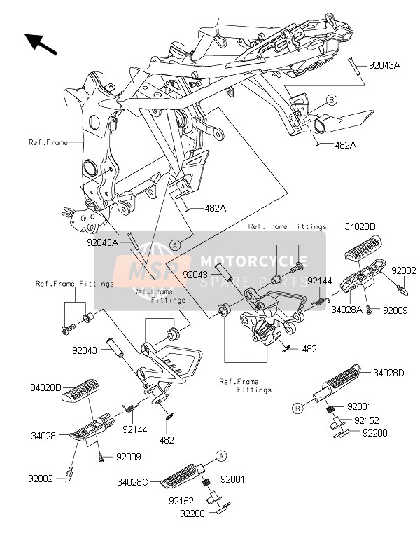 340280056, Step,Fr,Rubber, Kawasaki, 0