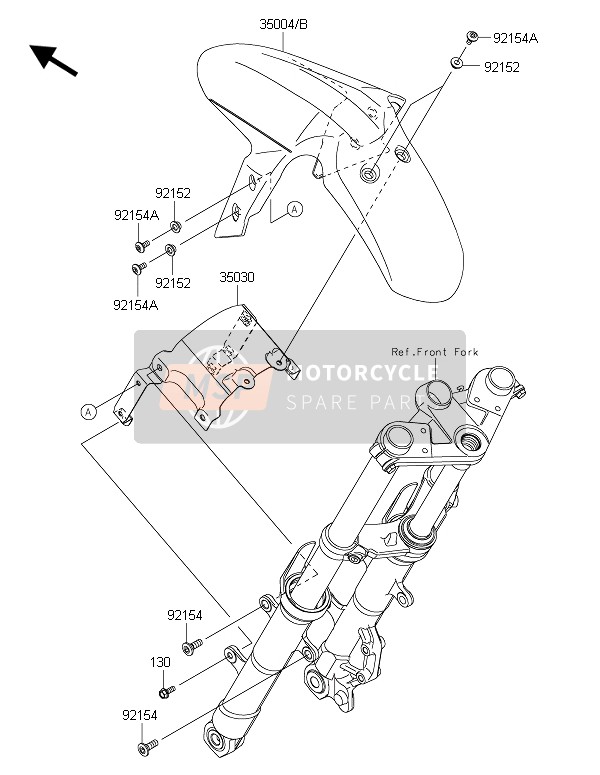 350040318777, FENDER-FRONT,L.Green, Kawasaki, 2