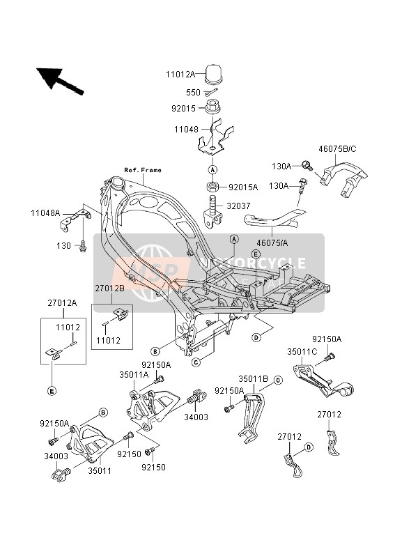 270121506, Hook,Helmet,Rh, Kawasaki, 0