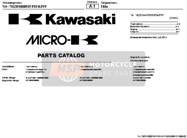 Kawasaki Z1000 2015 Titre pour un 2015 Kawasaki Z1000