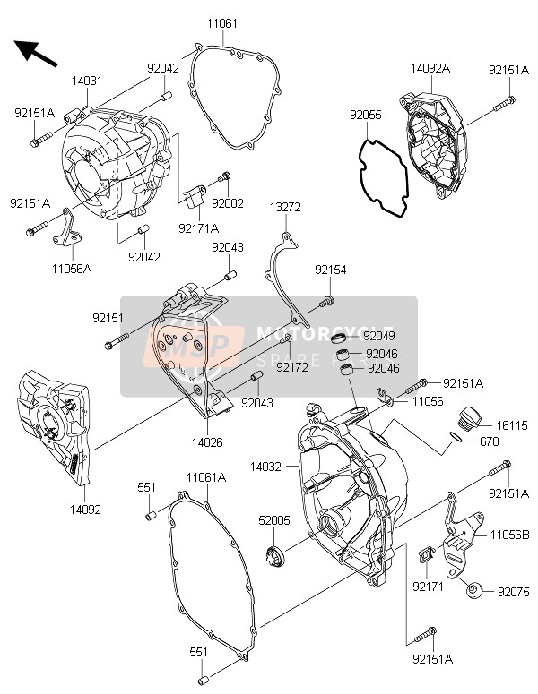 Copertura del motore(S)