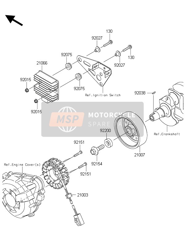 Kawasaki Z1000SX 2015 Spare Parts - MSP
