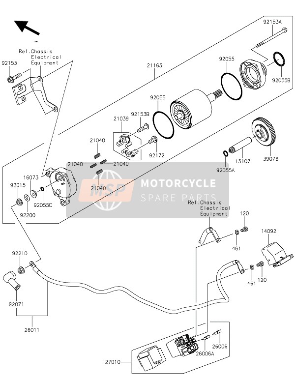 920551370, O-RING 4.5X2.0, Kawasaki, 2