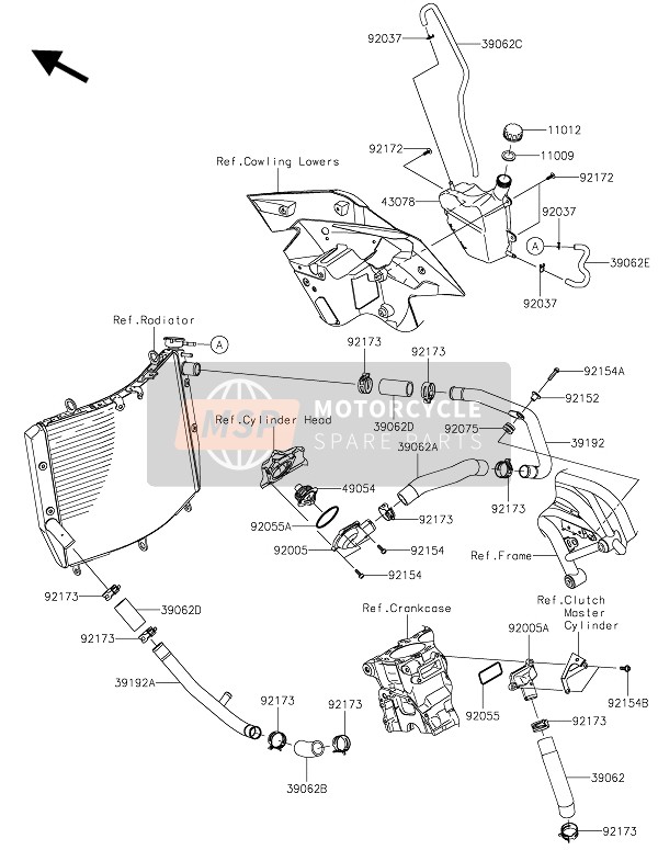 920050770, Fitting,Cylinder, Kawasaki, 0