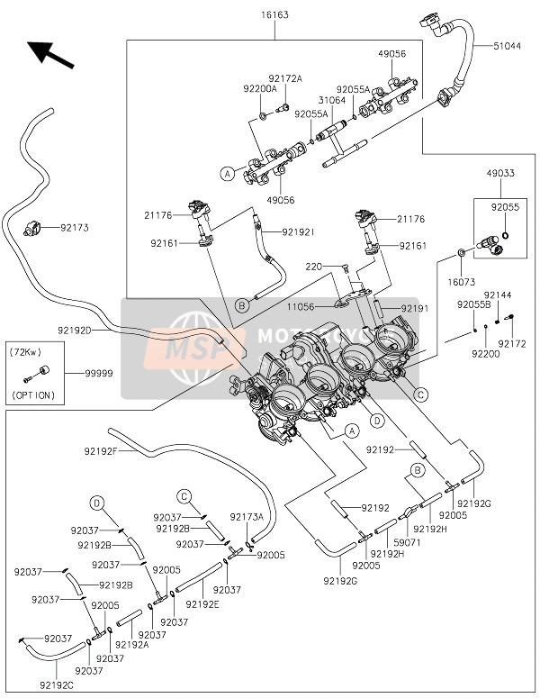 110567844, Bracket, Kawasaki, 0