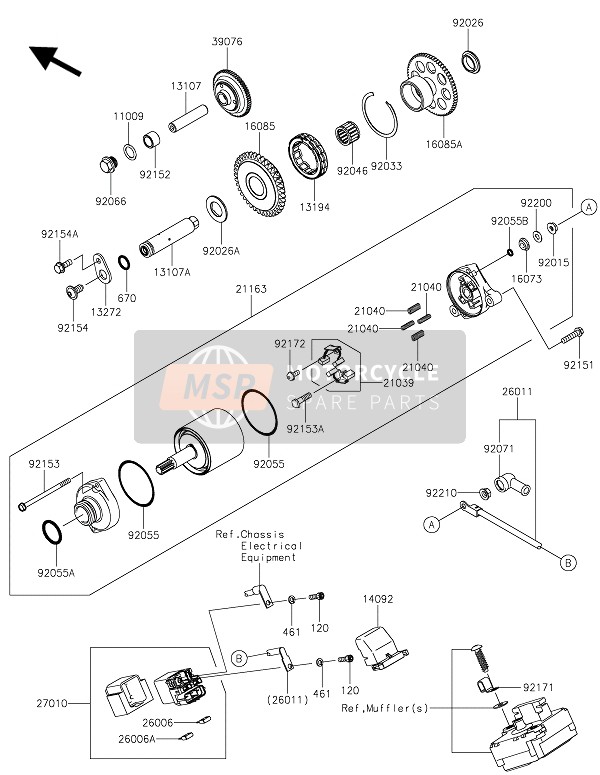 160850650, Gear, 39T, Kawasaki, 0