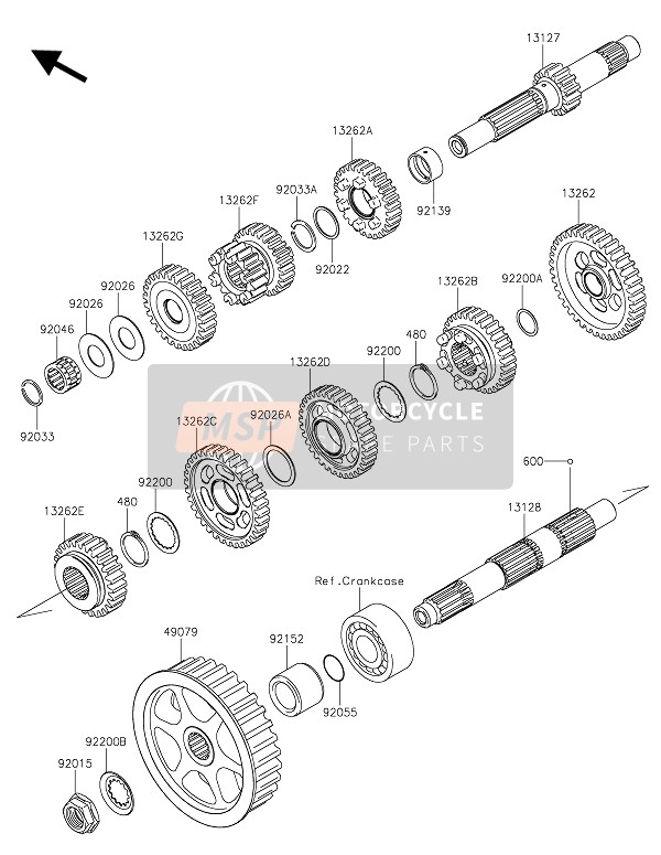 922000863, Washer, Kawasaki, 3