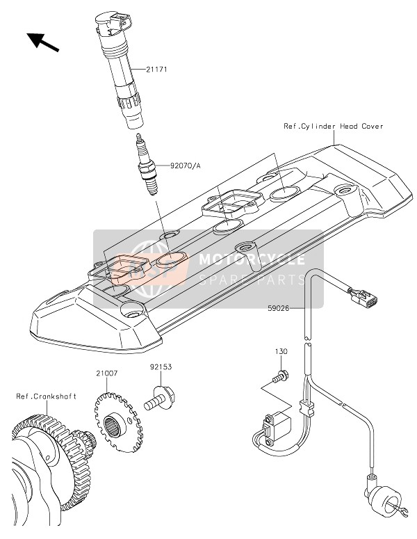 Kawasaki Z800 2016 Ignition System for a 2016 Kawasaki Z800