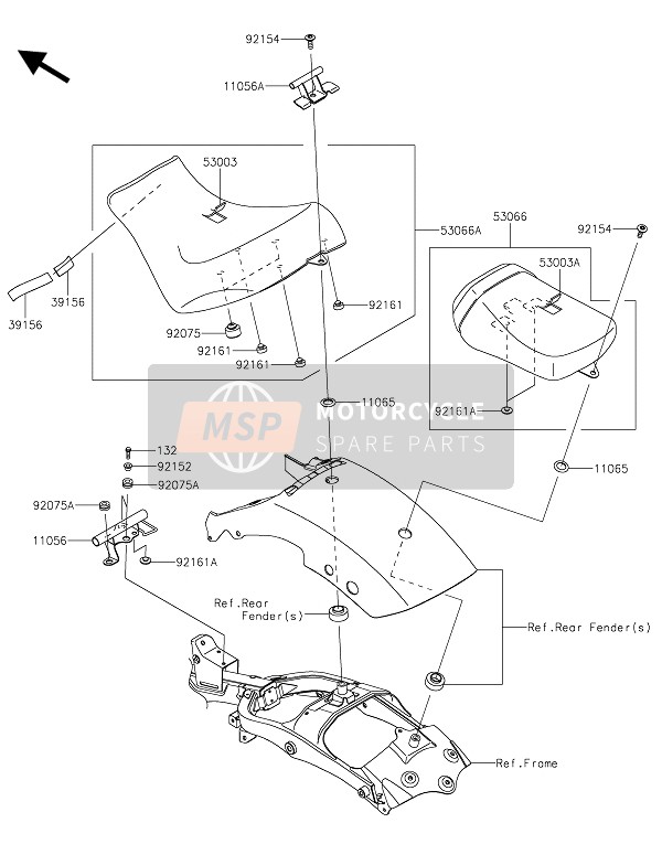 Kawasaki VULCAN S 2015 SITZ für ein 2015 Kawasaki VULCAN S