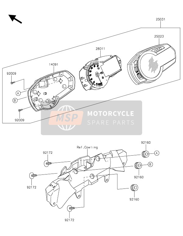 Kawasaki NINJA ZX-6R 2016 Metro(S) para un 2016 Kawasaki NINJA ZX-6R