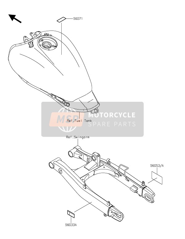 Kawasaki VULCAN S ABS 2016 Labels for a 2016 Kawasaki VULCAN S ABS