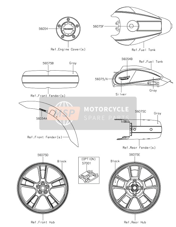 560751325, Pattern, Rr Fender, Kawasaki, 0